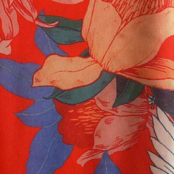 TROPICAL SUMMER TWO PIECE SKIRT SET FLORALS - Picture 5 of 8